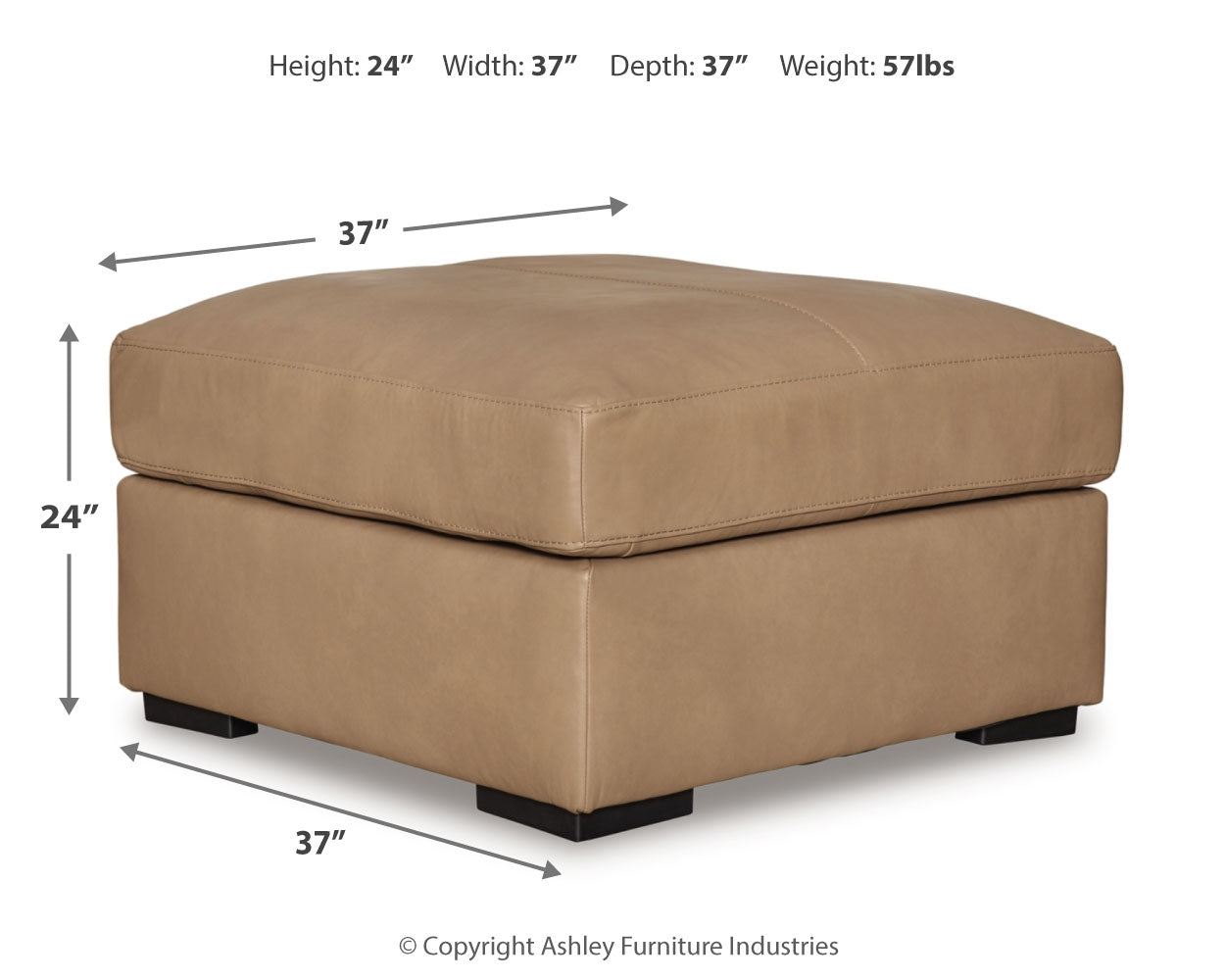 Bandon Oversized Accent Ottoman