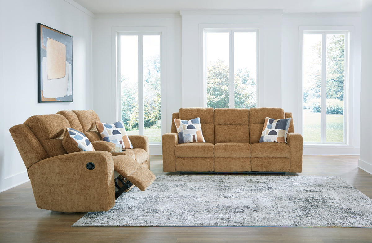 Best Deals Furniture - Ashley Furniture - Kanlow Reclining Sofa and Loveseat - Reclining Sofa and Loveseat - 38605U1