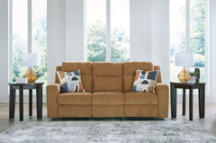 Best Deals Furniture - Ashley Furniture - Kanlow Reclining Sofa - Reclining Sofa / Honey - 3860588