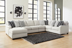 Best Deals Furniture - Ashley Furniture - Huntsworth 5-Piece Sectional with Chaise - RAF 5-Piece Sectional with Chaise / Dove Gray - 39702S5