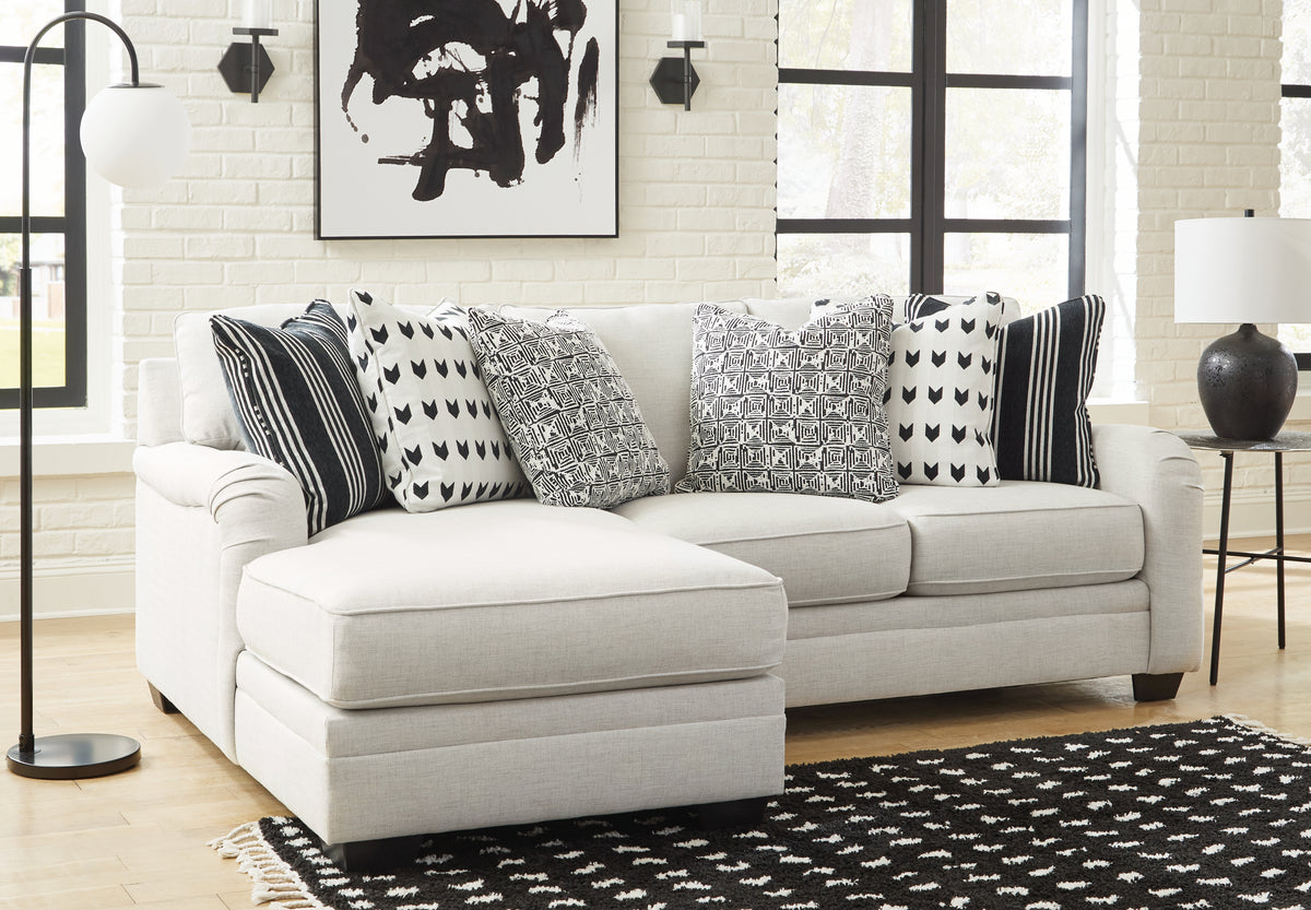 Best Deals Furniture - Ashley Furniture - Huntsworth 2-Piece Sectional with Chaise - RAF 2-Piece Sectional with Chaise / Dove Gray - 39702S1