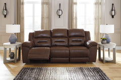 Best Deals Furniture - Ashley Furniture - Stoneland Reclining Sofa - Reclining Sofa / Fossil - 3990588