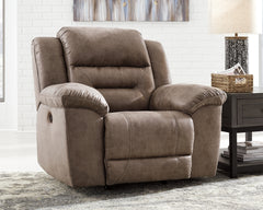Best Deals Furniture - Ashley Furniture - Stoneland Power Recliner - Power Rocker Recliner / Chocolate - 3990498