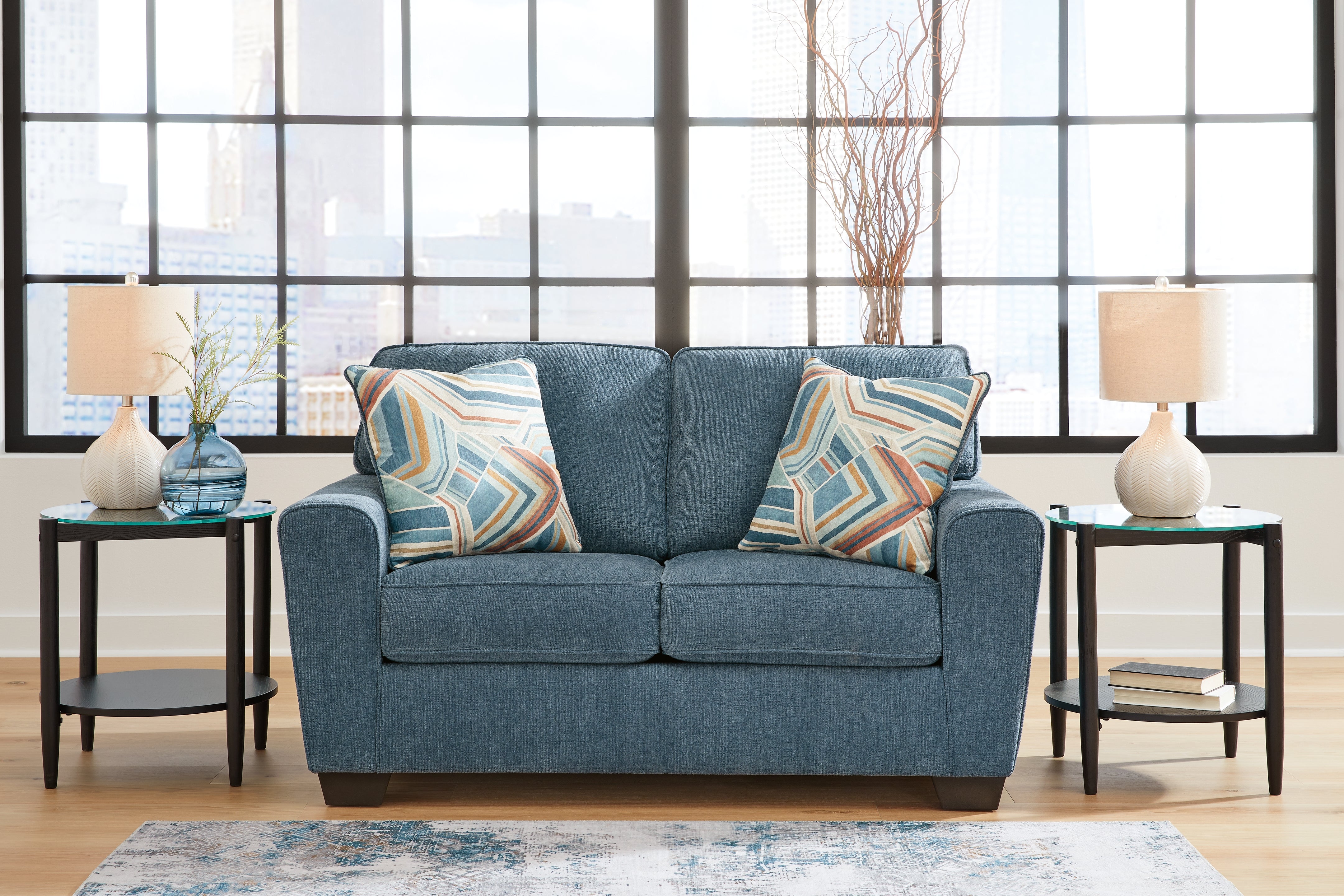 Cashton Queen Sofa Sleeper and Loveseat