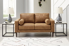 Best Deals Furniture - Ashley Furniture - Telora Loveseat - Loveseat / Caramel - 4100235