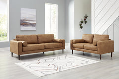 Best Deals Furniture - Ashley Furniture - Telora Sofa and Loveseat - Sofa and Loveseat / Caramel - 41002U1