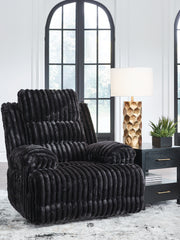 Best Deals Furniture - Ashley Furniture - Rhine Falls Living Room - Zero Wall Power Recliner / Onyx - PC4280506