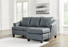 Best Deals Furniture - Ashley Furniture - Genoa Sofa Chaise - Sofa Chaise / Steel - 4770518