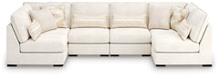 Best Deals Furniture - Ashley Furniture - Donelson Creek 6-Piece Sectional - 6-Piece Sectional / Vanilla - 48002S3
