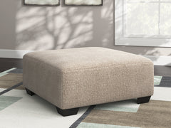 Best Deals Furniture - Ashley Furniture - Newellen Living Room - Oversized Accent Ottoman / Hemp - 4840408