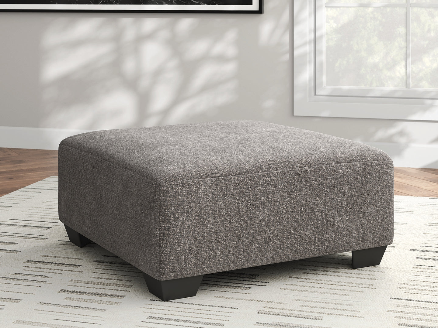 Best Deals Furniture - Ashley Furniture - Newellen Living Room - Oversized Accent Ottoman / Greystone - 4840508