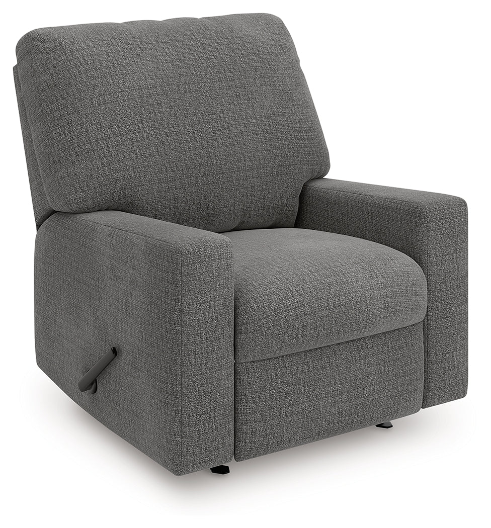 Best Deals Furniture - Ashley Furniture - Newellen Living Room - Rocker Recliner / Greystone - 4840525