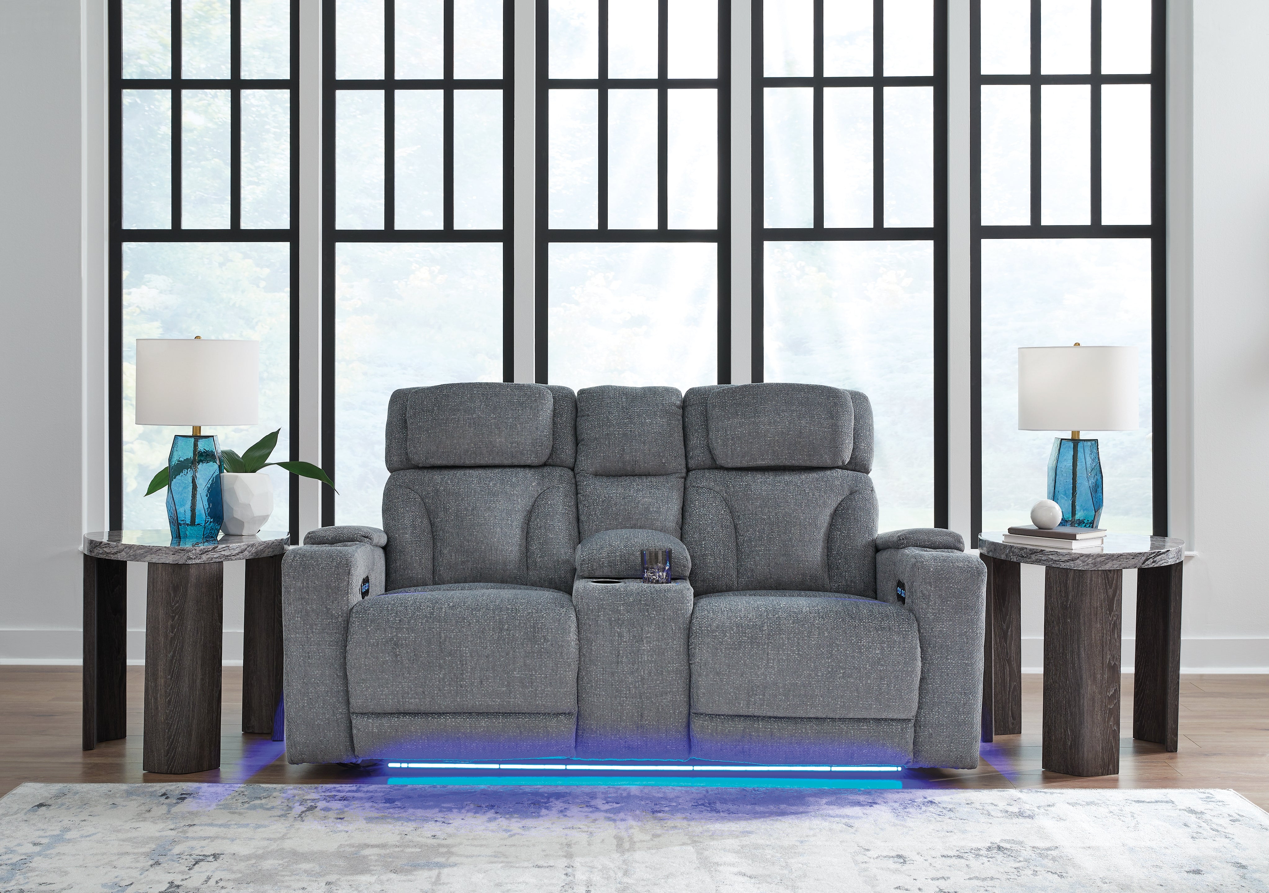 Studio Cave Power Reclining Loveseat and Power Recliner