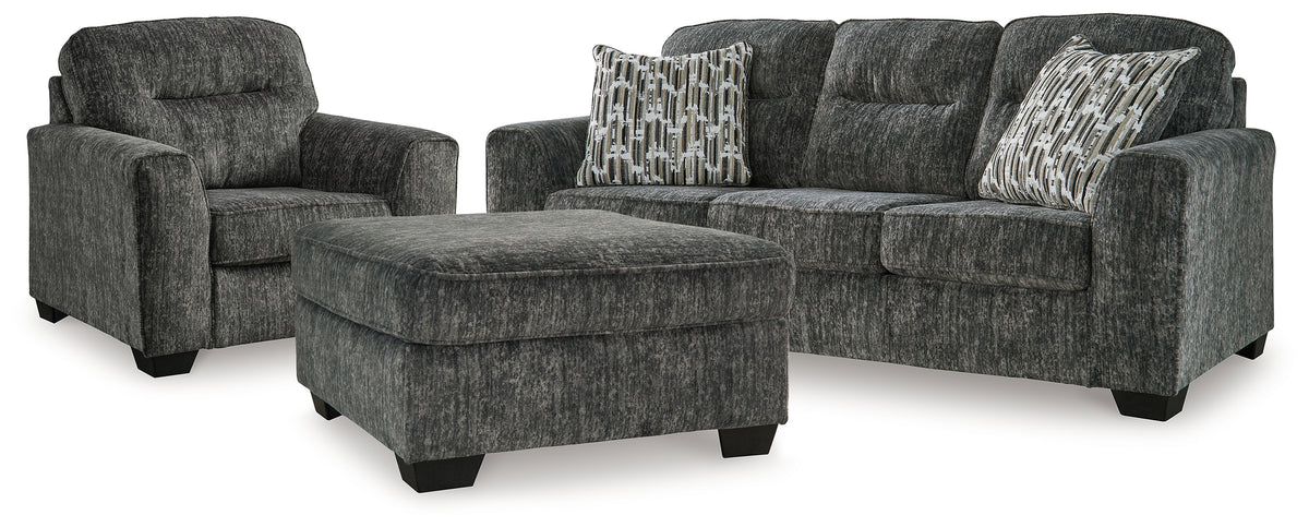 Best Deals Furniture - Ashley Furniture - Lonoke Sofa, Oversized Chair and Ottoman - Sofa, Oversized Chair and Ottoman - 50504U14