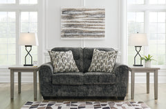 Best Deals Furniture - Ashley Furniture - Lonoke Loveseat - Loveseat / Gunmetal - 5050435