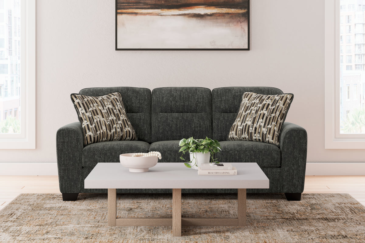 Best Deals Furniture - Ashley Furniture - Lonoke Sofa - Sofa / Gunmetal - 5050438