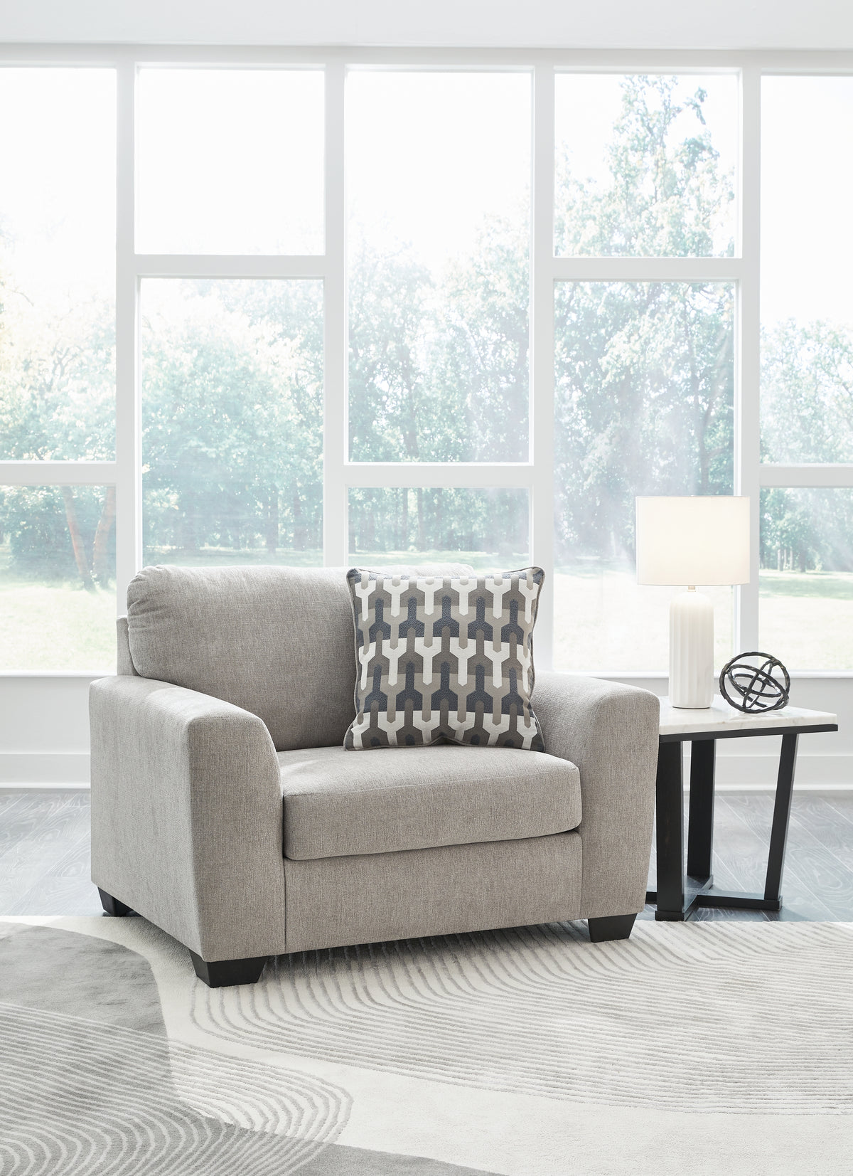 Best Deals Furniture - Ashley Furniture - Avenal Park Oversized Chair - Chair and a Half / Flannel - 5080523
