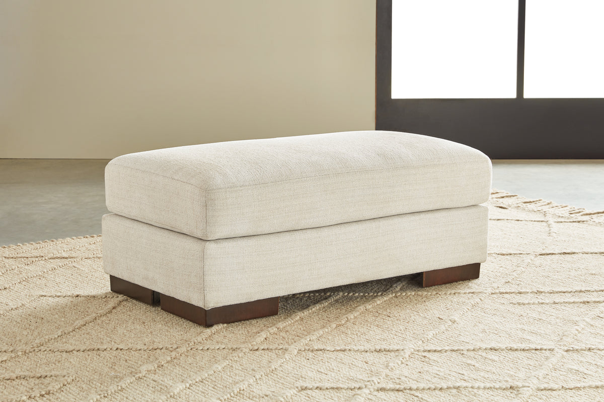 Best Deals Furniture - Ashley Furniture - Maggie Ottoman - Ottoman / Flax - 5200414