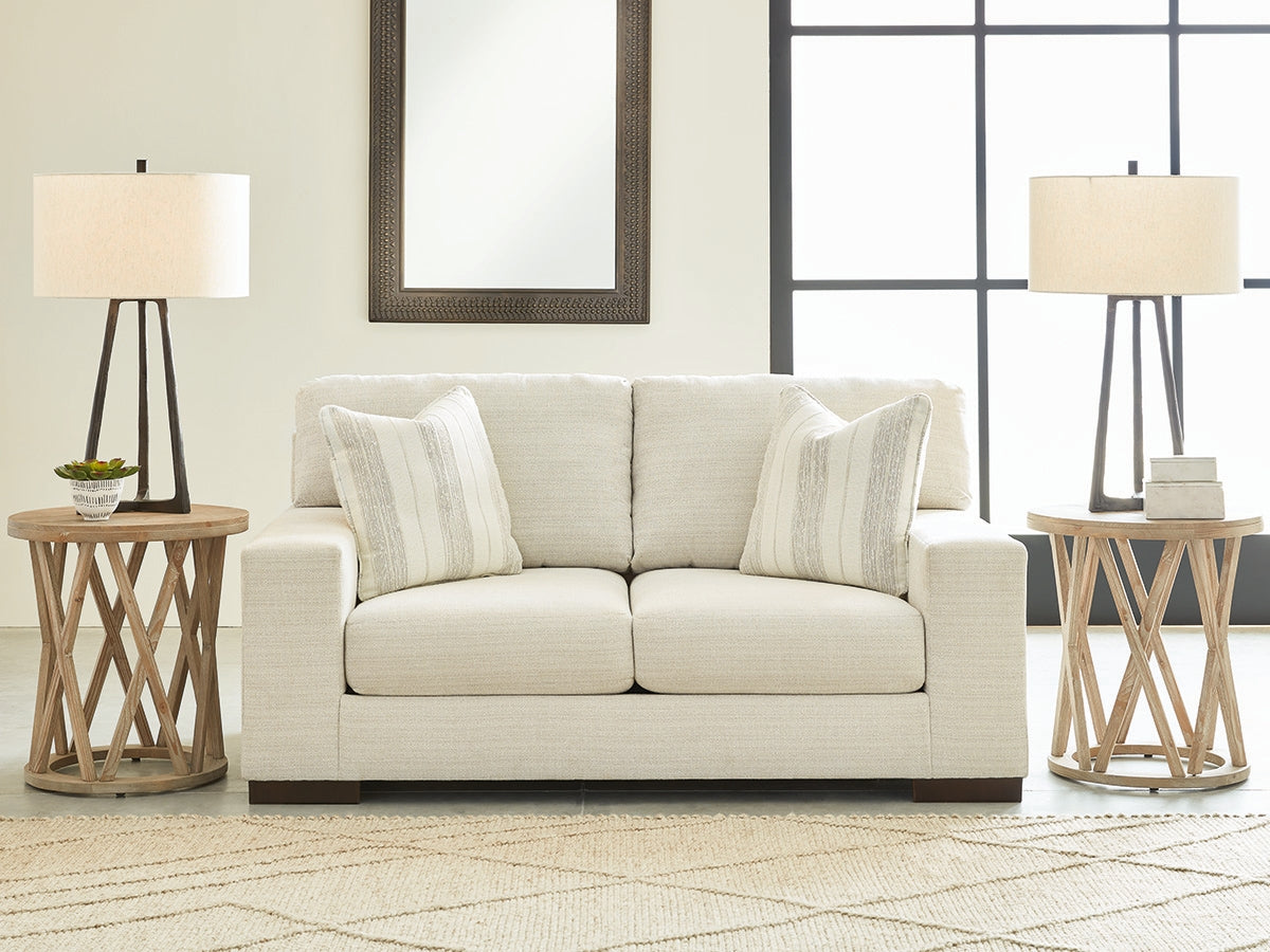 Best Deals Furniture - Ashley Furniture - Maggie Loveseat - Loveseat / Flax - 5200435