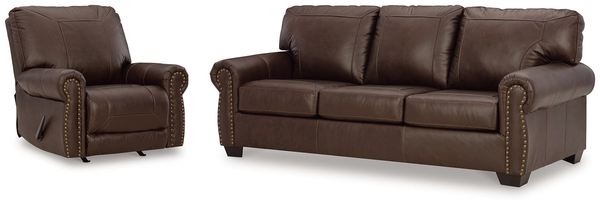 Best Deals Furniture - Ashley Furniture - Colleton Sofa and Recliner - Sofa and Recliner - 52107U2