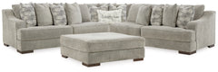Best Deals Furniture - Ashley Furniture - Bayless 3-Piece Sectional and Ottoman - 3-Piece Sectional and Ottoman / Smoke - 52304U2