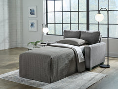Best Deals Furniture - Ashley Furniture - Rannis Twin Sofa Sleeper - Twin Sofa Sleeper / Pewter - 5360237