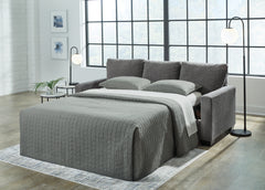Best Deals Furniture - Ashley Furniture - Rannis Queen Sofa Sleeper - Queen Sofa Sleeper / Pewter - 5360239