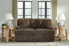 Best Deals Furniture - Ashley Furniture - Aylesworth Loveseat - Loveseat / Chocolate - 5370235