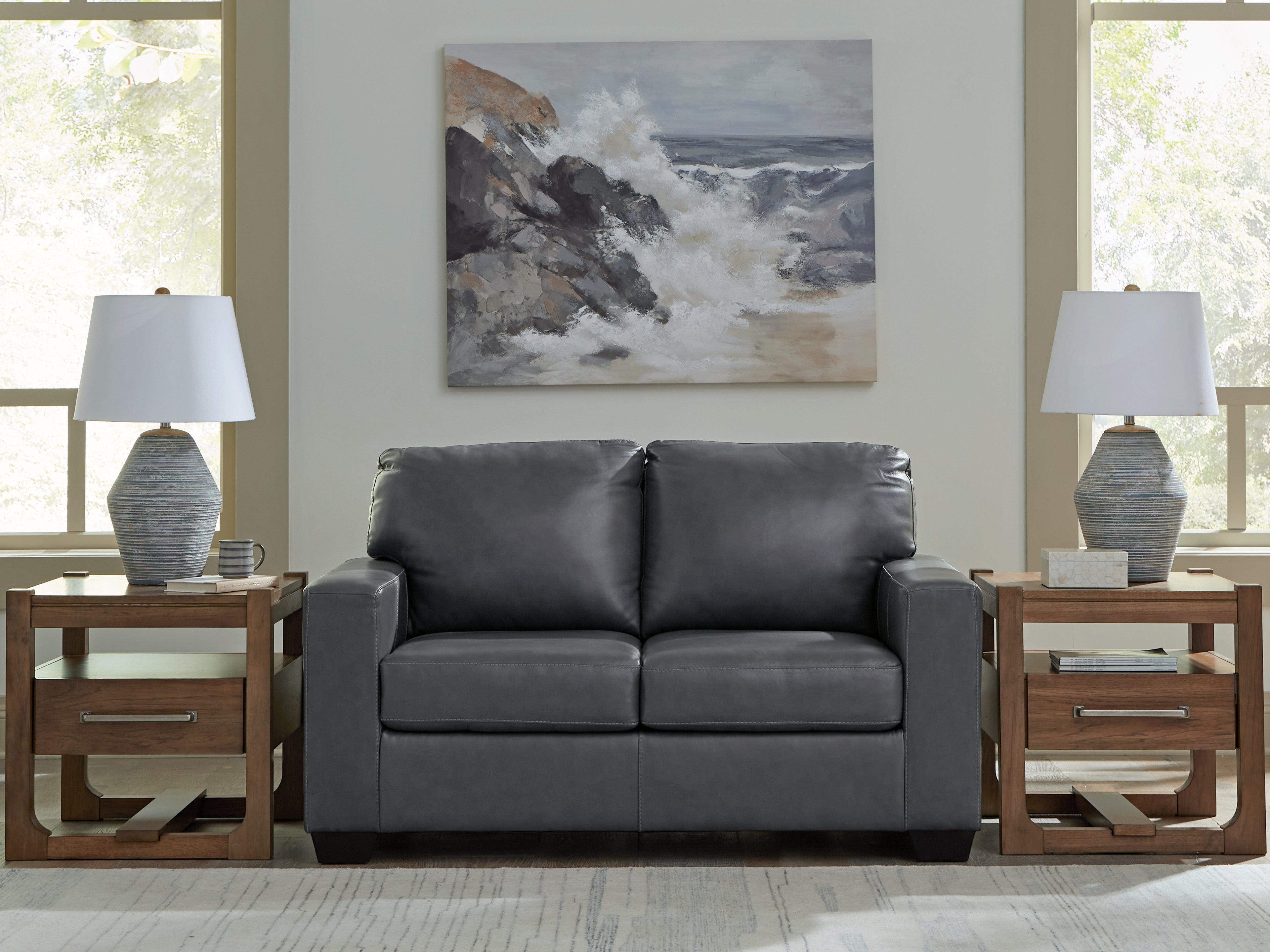 Best Deals Furniture - Ashley Furniture - Bolsena Loveseat - Loveseat / Admiral - 5560435