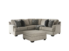 Best Deals Furniture - Ashley Furniture - Bovarian 2-Piece Sectional with Ottoman - 2-Piece Sectional with Ottoman / Stone - 56103U1
