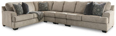 Best Deals Furniture - Ashley Furniture - Bovarian 4-Piece Sectional - LAF 4-Piece Sectional / Stone - 56103S6