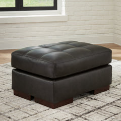 Best Deals Furniture - Ashley Furniture - Luigi Ottoman - Ottoman / Thunder - 5650614