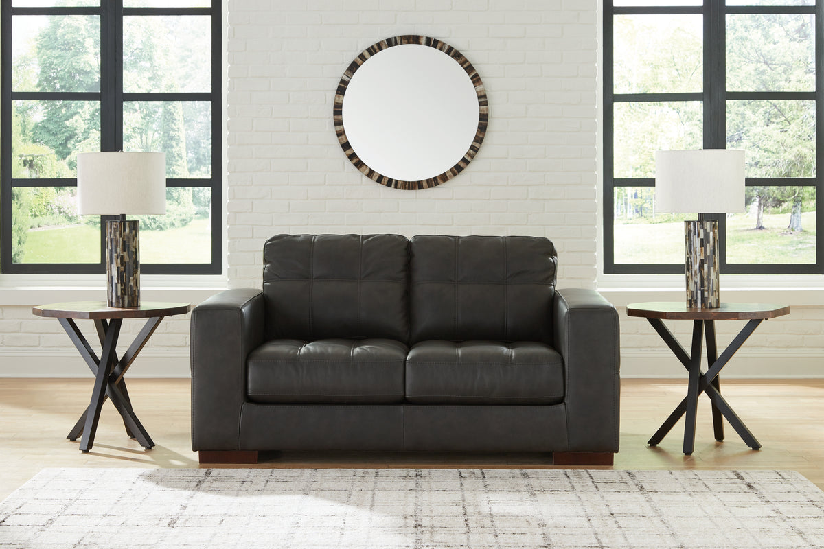 Best Deals Furniture - Ashley Furniture - Luigi Loveseat - Loveseat / Thunder - 5650635