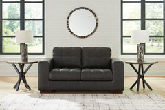 Best Deals Furniture - Ashley Furniture - Luigi Loveseat - Loveseat / Thunder - 5650635