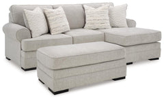 Best Deals Furniture - Ashley Furniture - Eastonbridge Sofa Chaise and Ottoman - Sofa Chaise and Ottoman - 56603U4