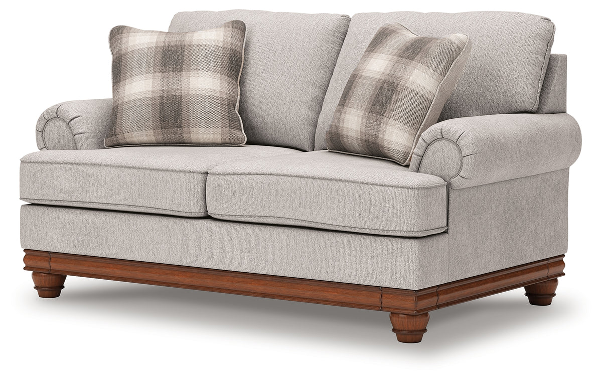 Best Deals Furniture - Ashley Furniture - Clearbrooke Loveseat - Loveseat / Sandstone - PC5680335