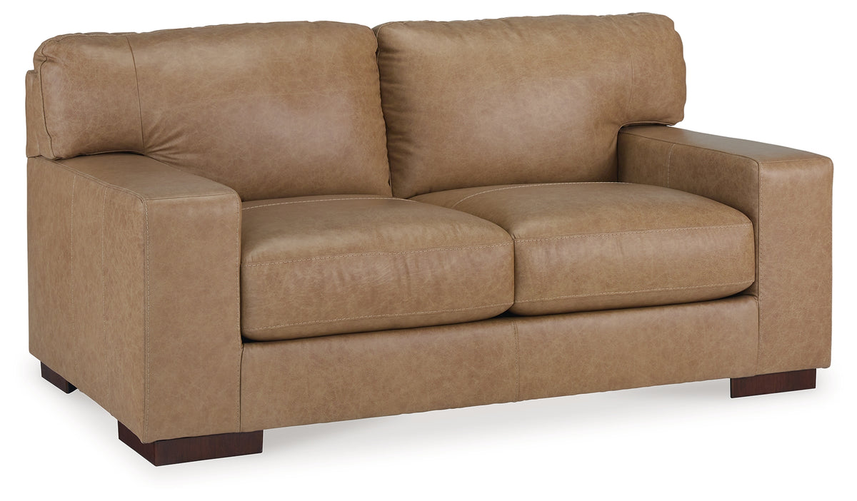 Best Deals Furniture - Ashley Furniture - Lombardia Loveseat - Loveseat / Tumbleweed - 5730235