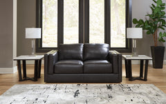 Best Deals Furniture - Ashley Furniture - Amiata Loveseat - Loveseat / Onyx - 5740535