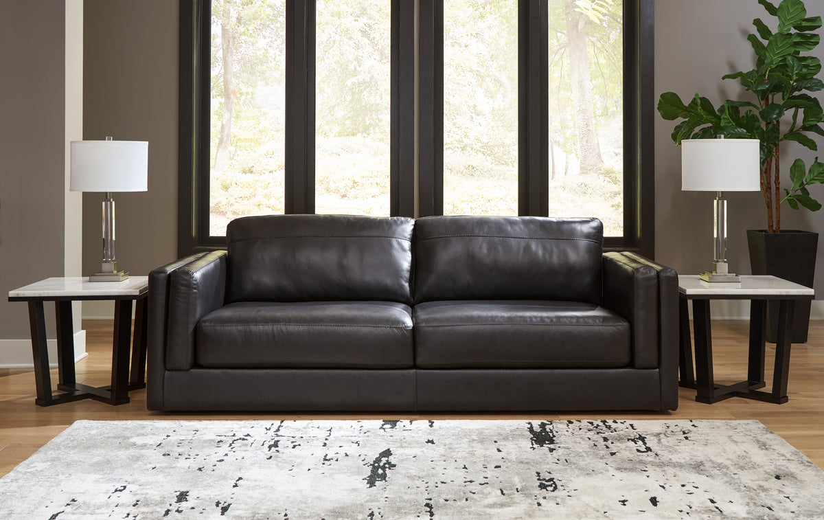 Best Deals Furniture - Ashley Furniture - Amiata Sofa - Sofa / Onyx - 5740538