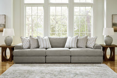 Best Deals Furniture - Ashley Furniture - Avaliyah 3-Piece Sectional Sofa - RAF 3-Piece Sectional Sofa / Ash - 58103S2