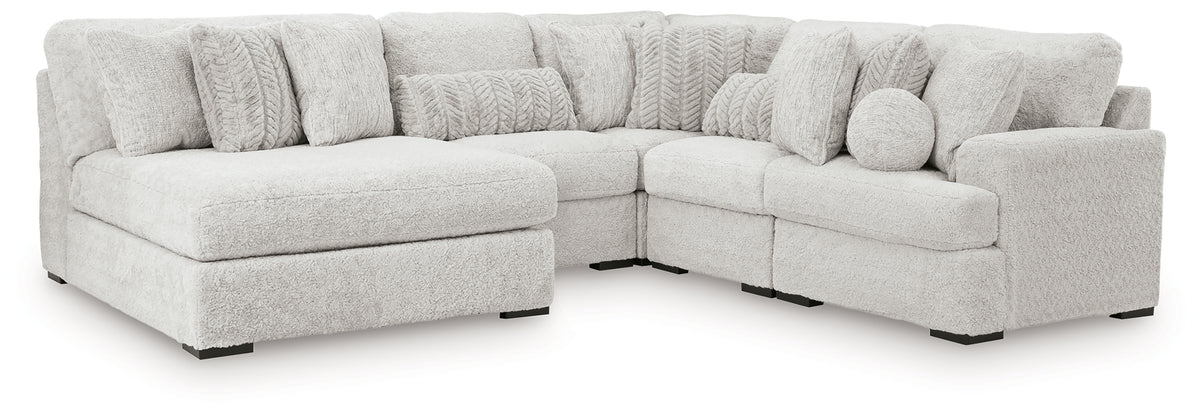 Best Deals Furniture - Ashley Furniture - Cuddle Plush 5-Piece Sectional with Chaise - 5-Piece Sectional with Chaise - PC59106S11