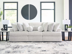 Best Deals Furniture - Ashley Furniture - Cuddle Plush 3-Piece Sectional - RAF 3-Piece Sectional / Arctic - PC59106S5