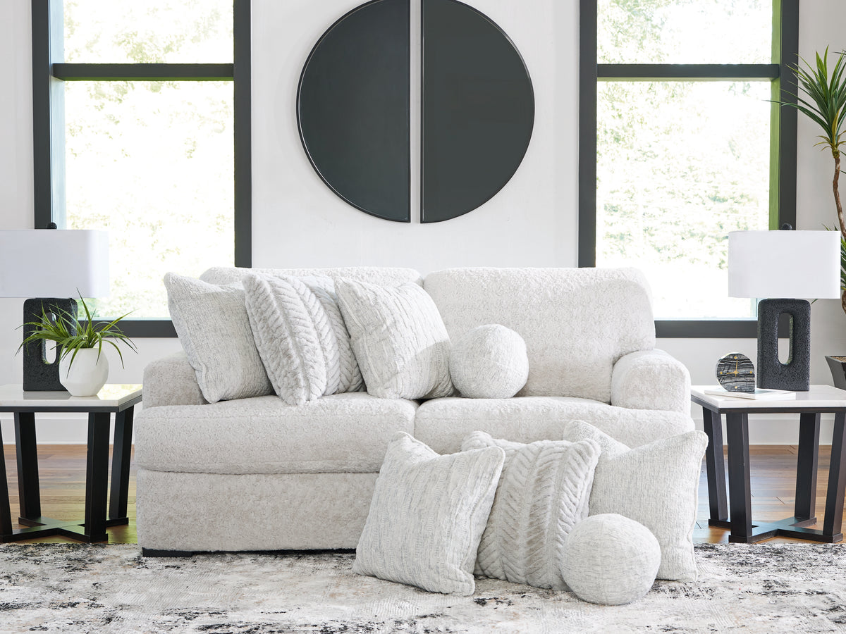 Best Deals Furniture - Ashley Furniture - Cuddle Plush 2-Piece Sectional - RAF 2-Piece Sectional / Arctic - PC59106S9