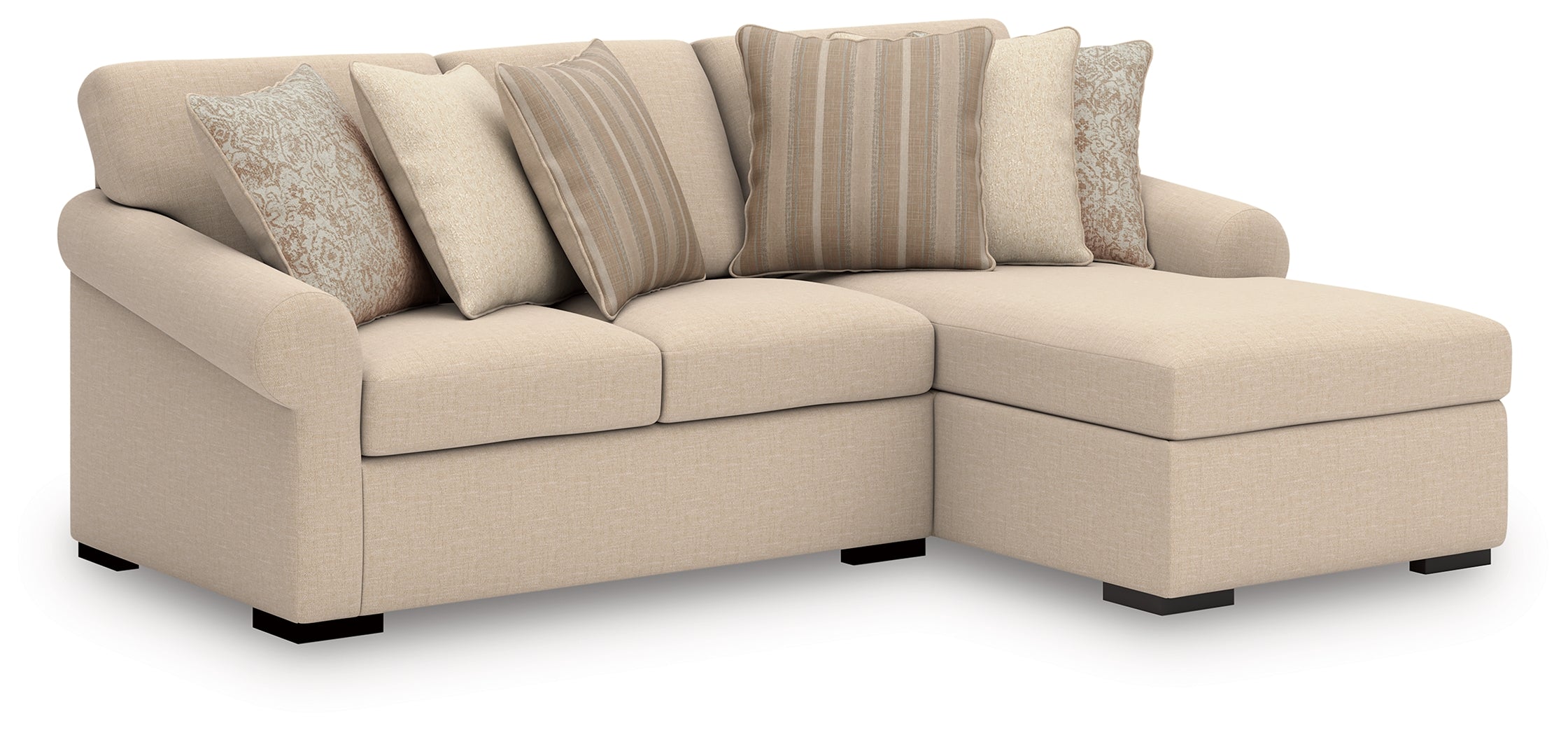 Best Deals Furniture - Ashley Furniture - LadyMae Sectional - 2-Piece Sectional with Chaise / Twill - 59404S2