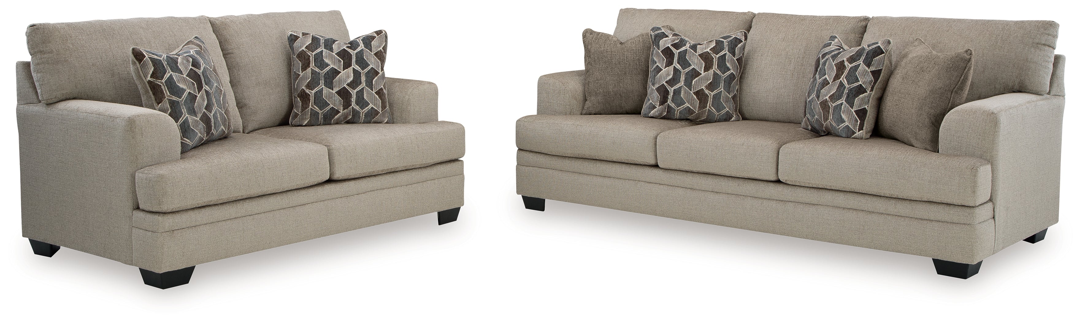 Best Deals Furniture - Ashley Furniture - Stonemeade Sofa and Loveseat - Sofa and Loveseat / Taupe - 59504U1