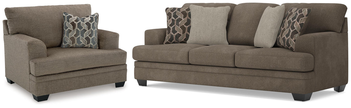 Best Deals Furniture - Ashley Furniture - Stonemeade Queen Sofa Sleeper and Oversized Chair - Queen Sofa Sleeper and Oversized Chair - 59505U14