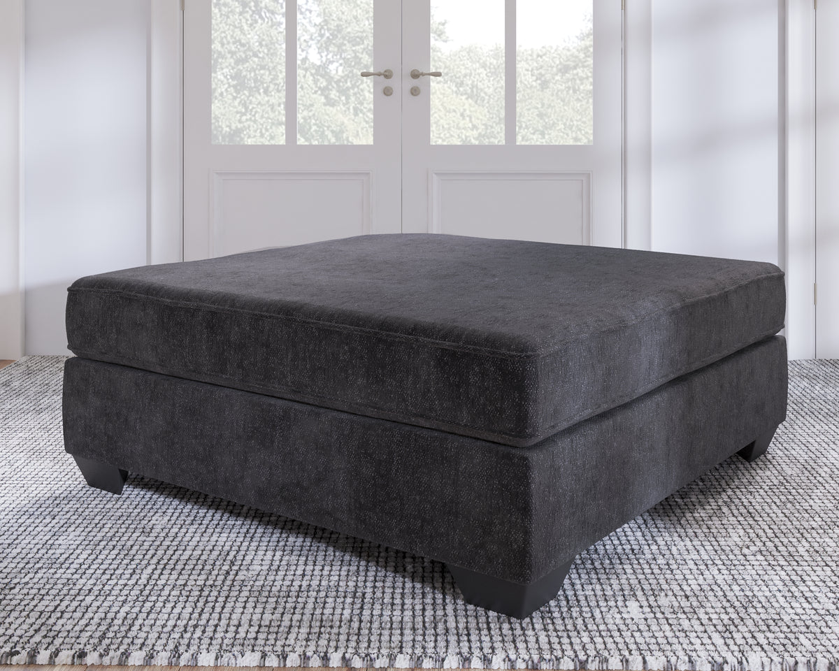 Best Deals Furniture - Ashley Furniture - Lavernett Oversized Accent Ottoman - Oversized Accent Ottoman / Charcoal - 5960308
