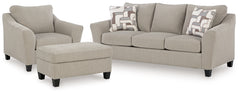 Best Deals Furniture - Ashley Furniture - Willarae Sofa, Oversized Chair and Ottoman - Sofa, Oversized Chair and Ottoman - 59803U2