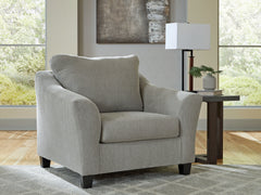 Best Deals Furniture - Ashley Furniture - Willarae Oversized Chair - Chair and a Half / Taupe - 5980323