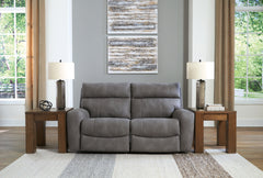 Best Deals Furniture - Ashley Furniture - Next-Gen DuraPella 2-Piece Power Reclining Sectional Loveseat - 2-Piece Power Reclining Sectional Loveseat / Slate - 61003S1